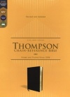 KJV Thompson Chain Reference Bible, Comfort Print - Black Bonded Leather